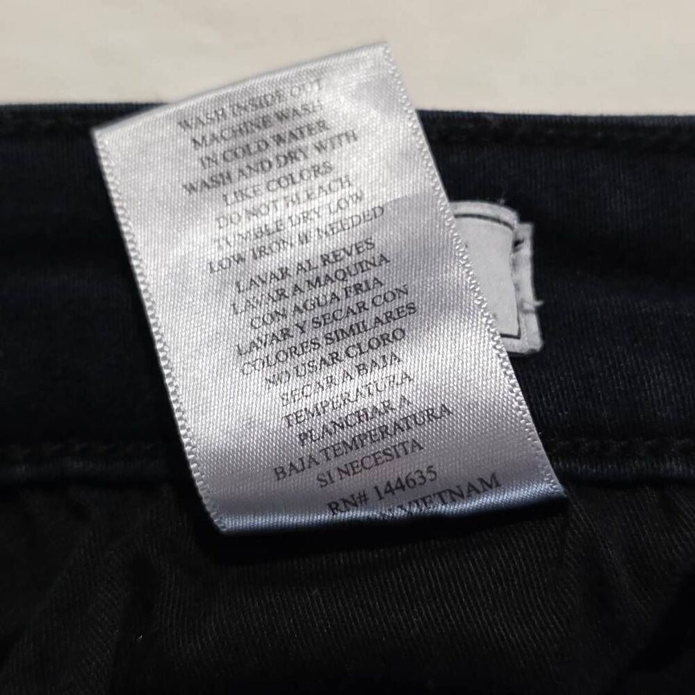 KanCan Signature Mid Rise Skinny Black Jeans Size 29 - Picture 6 of 8